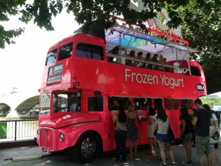 The Frozen Yogurt Bus - sweet!