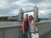 Good friends in front of the Tower Bridge!