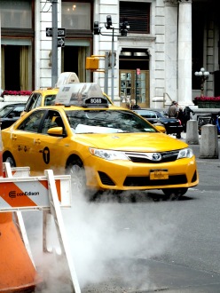 A typical NYC yellow cab