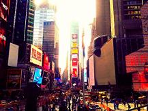 Hustle and bustle on Times Square - fascinating place!
