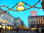 "God Jul" means Merry Christmas in norwegian - Oslo is wonderful in the winter time.